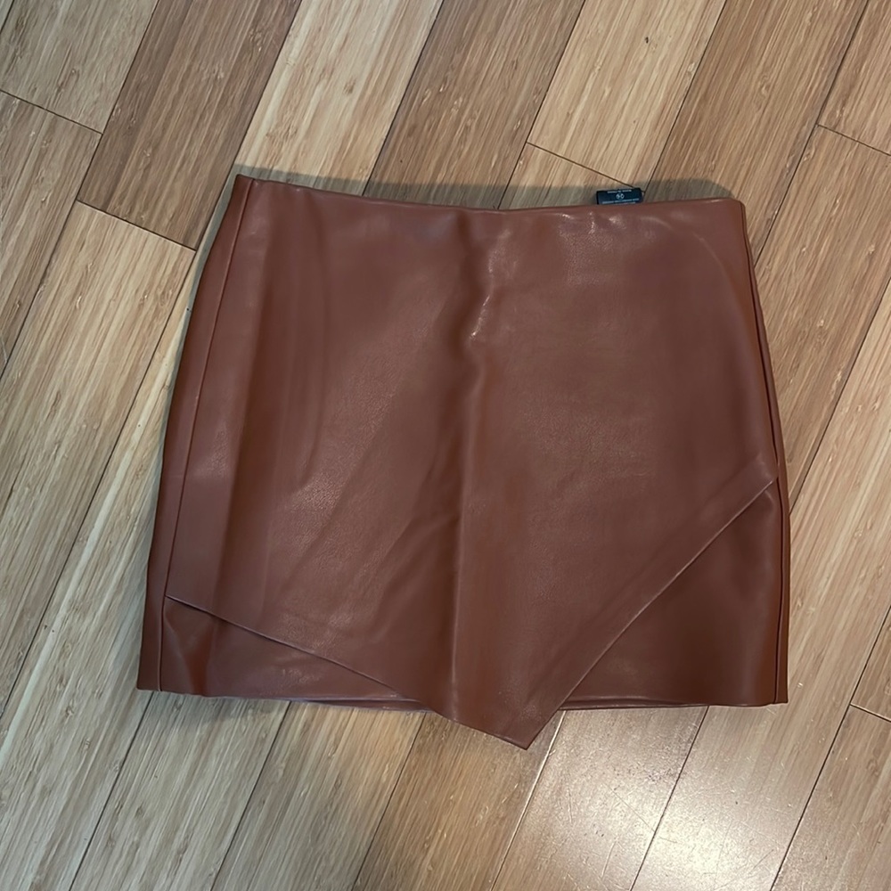 Blanknyc pleather skirt